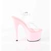 Pleaser - ADORE708 Sandale à bride à la cheville - Transparent/Rose Product image